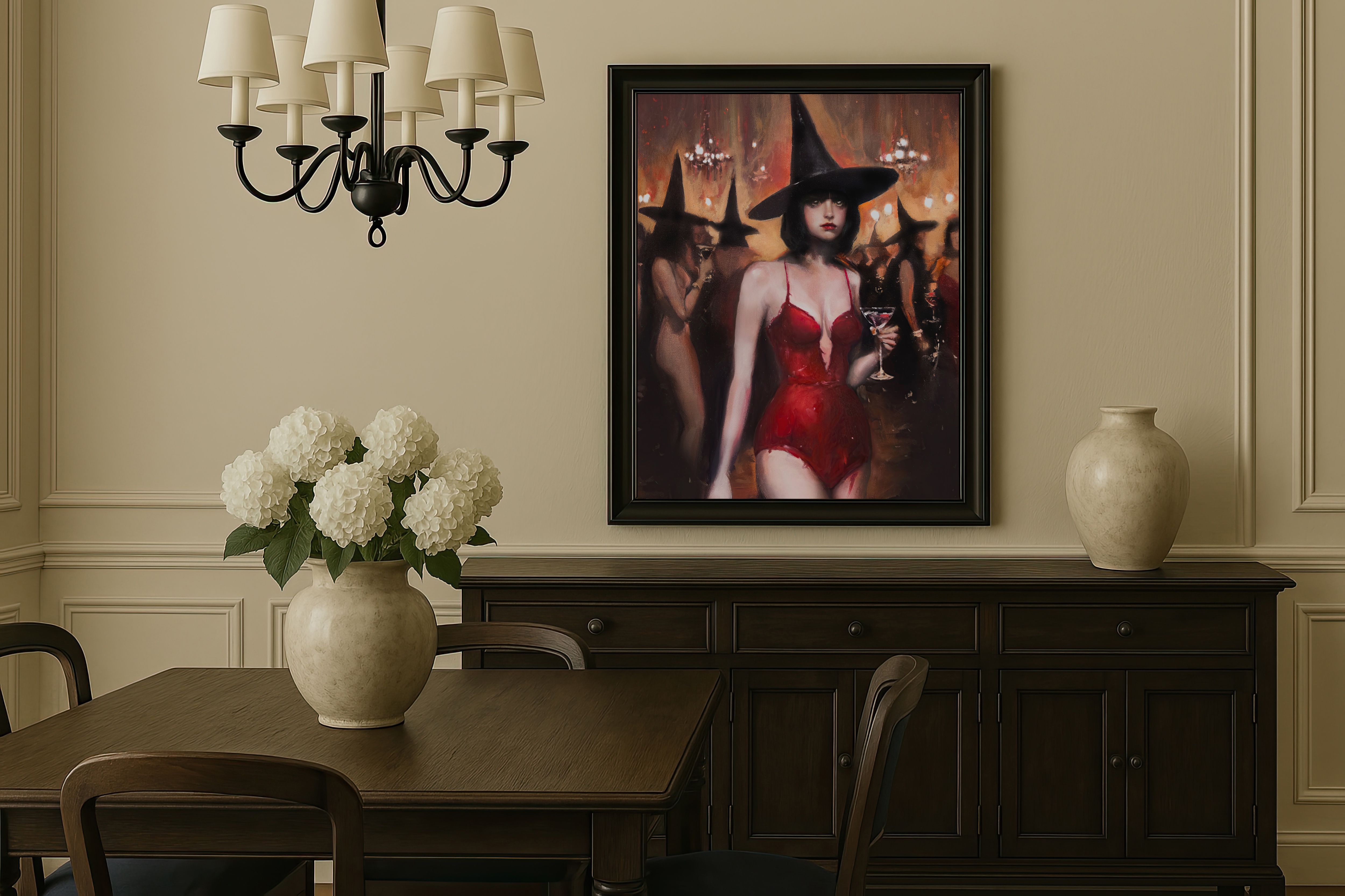 Avalon: The Witches' Ball shown in a home interior
