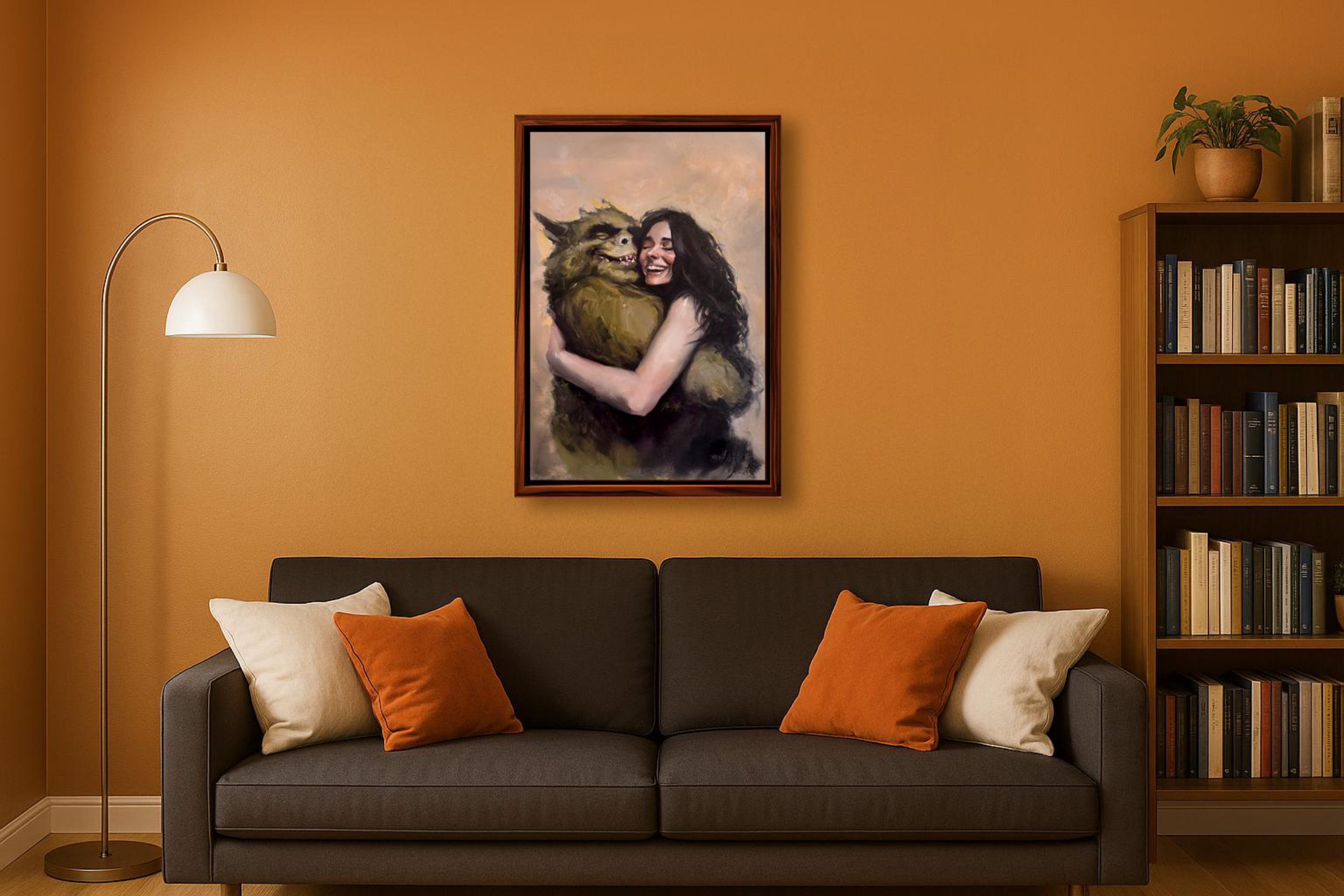 Just Can't Let You Go shown in a home interior